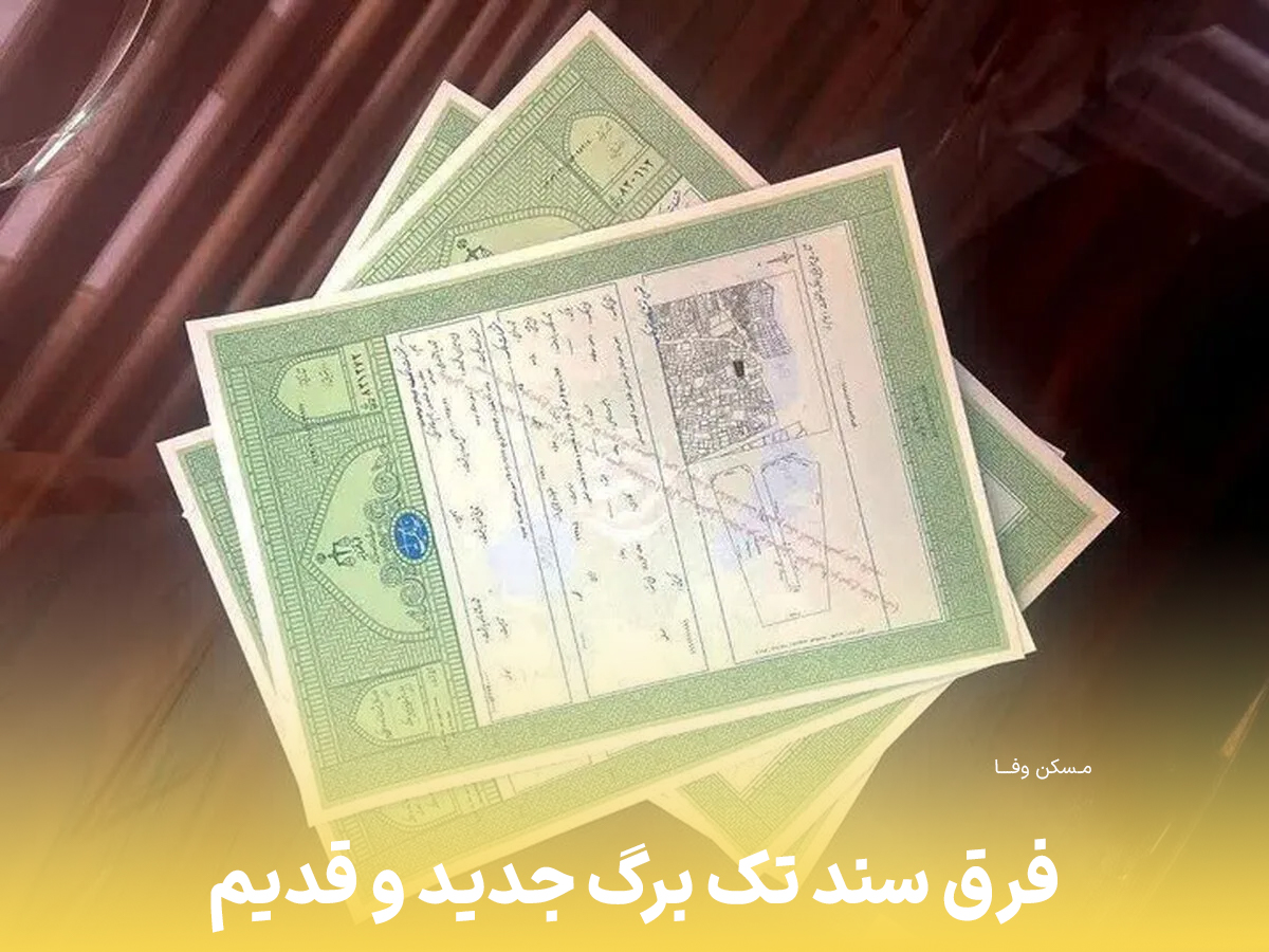 فرق سند تکبرگ زرد و سبز 1 فرق سند سبز و زرد